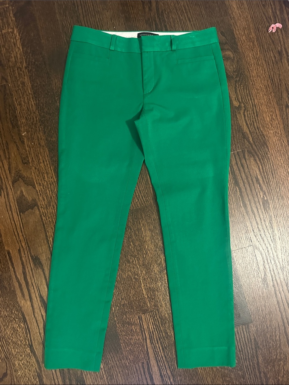 Banana Republic Straight Leg Pants in Bright Green - woman’s